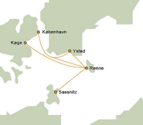 Bornholmer Fargen Route Karte