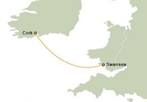 Fastnet Line Route Karte