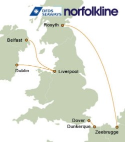 Norfolkline Routen